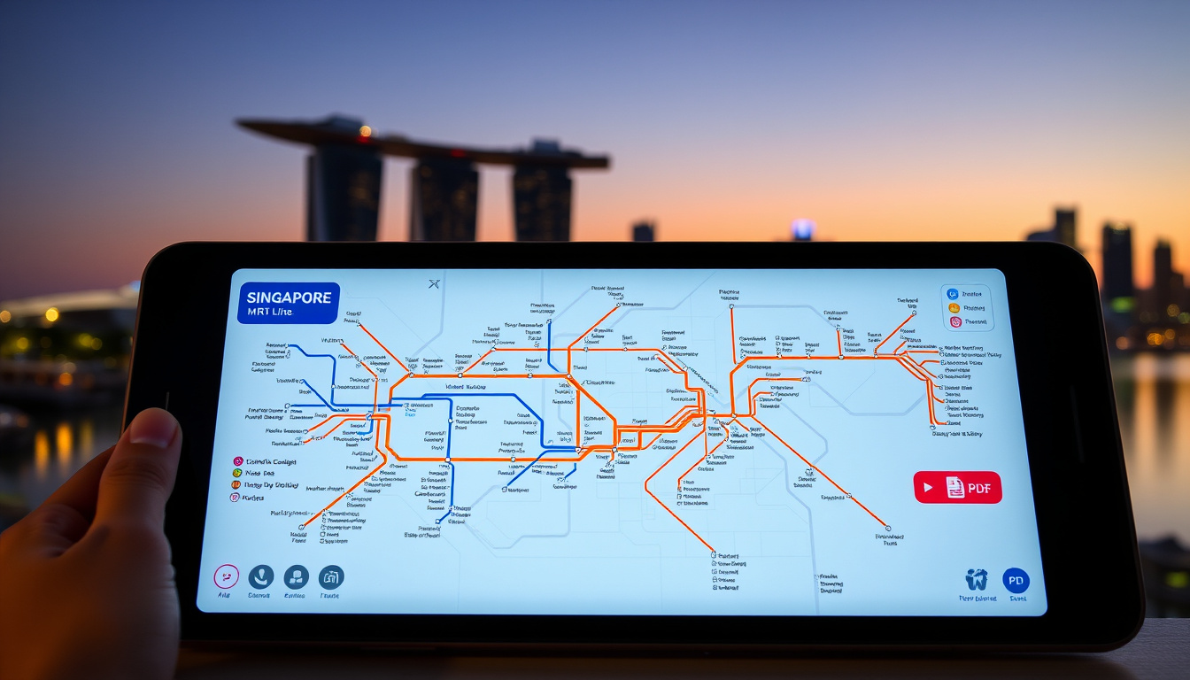 Mrt Network Map.pdf Singapore MRT Line Map: PDF Download, 2026 Plans & Apps - Singapore Press