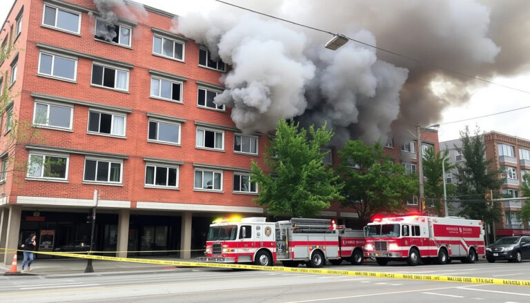 Home Team Career Centre fire: 20 evacuated, 1 hospitalized