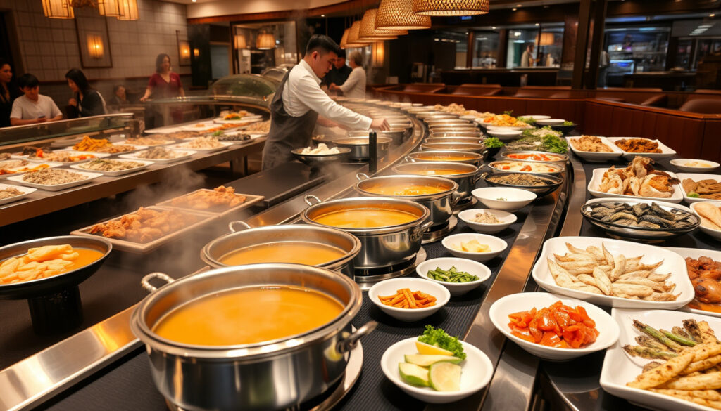 Jianghu Buffet @ Northpoint City: Prices, Menu & Unique Conveyor Belt Hotpot